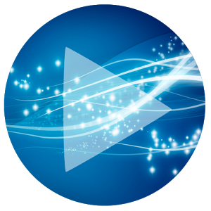 Poweramp Skin Sphere Blue v1.1