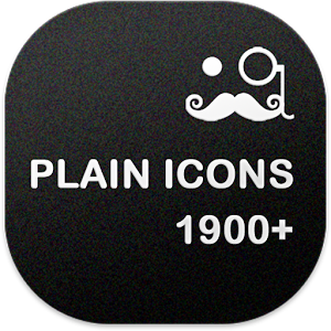 PLAIN ICONS APEX/NOVA/ADW/GO v1.9.0