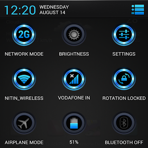 Radient Blue Theme CM11/AOKP v4.0