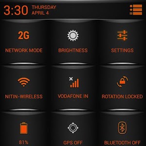 Dark Fire Theme CM11/AOSP/PA v4.00