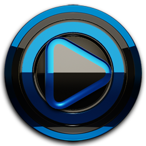 Poweramp skin Black Blue v1.41