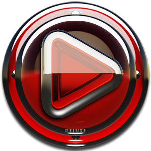 Poweramp skin Red Glas deluxe v1.33