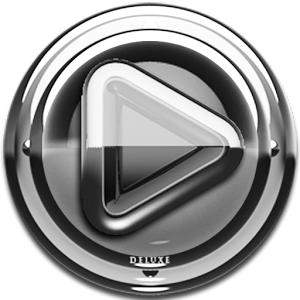 Poweramp skin Silver Glas luxe v1.33