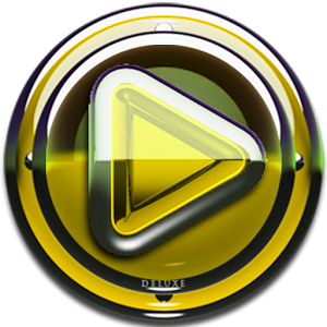 Poweramp skin Yellow Glas luxe v1.33