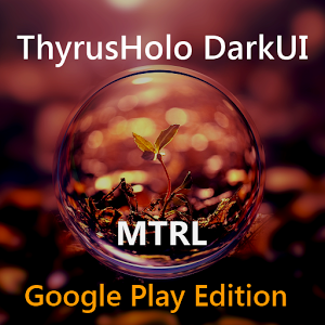 DarkMTRL ThyrusHolo CM11 Theme v4.3