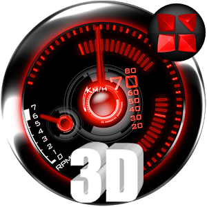 Next Launcher Theme Red-Drift v1.0.2