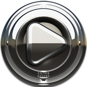 Poweramp skin silver deluxe v1.40