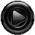 Poweramp skin Black Glow v1.42