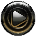 Poweramp skin Gold Glow v1.42