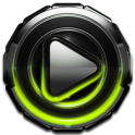 Poweramp skin Lime Glow v1.42