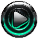 Poweramp skin Mint Glow v1.42