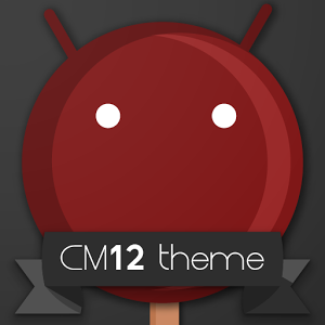 CM12 Red Kojak Theme v6.b