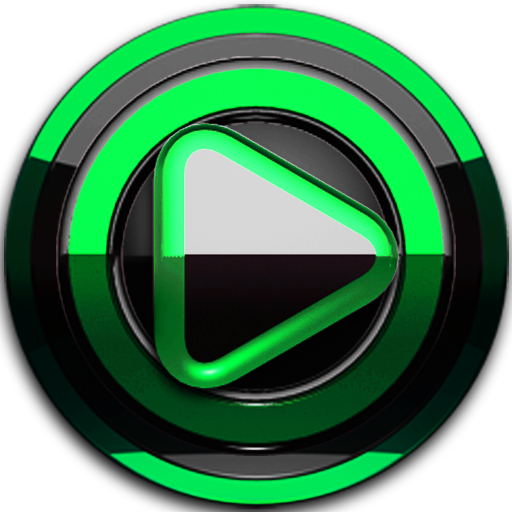 Poweramp skin Black Green v3.10